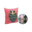Подушка Руно Owl Grey силиконовая, 50х50 см, розовый (306_Owl Grey) - миниатюра 4