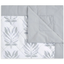 Ковдра стьобана Aden + Anais Collection-zenith, бавовна, 153х180 см, сірий (AWLL10001) - мініатюра 1