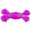 Іграшка для собак Agility кістка з отвором 12 см фіолетова - мініатюра 1