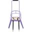 Санки Vitan Снігур зі спинкою фіолетові (2130018) - мініатюра 3