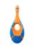 Дитяча зубна щітка Jordan Step1, 0 - 2 роки, м'яка, помаранчевий з синім (6220100) - мініатюра 1