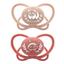 Пустышка Nip Моя бабочка Енот и ежик, силиконовая, 5-18 мес., 2 шт., розовый (38597-51) - миниатюра 1