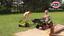 Дитячий трактор на педалях з причепом і 2 ковшами Falk Claas Axos, зелений (1010WH) - мініатюра 5