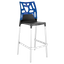 Барный стул Papatya X-Treme Ego-Rock, серый с синим (4820128120314) - миниатюра 1