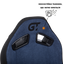 Геймерське крісло GT Racer чорне з темно-синім (X-8009 Fabric Dark Blue/Black) - мініатюра 7