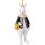 Фигурка декоративная Lefard Кролик с корзиной, 10 см (192-253) - миниатюра 1