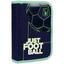 Пенал жесткий Yes HP-02 Football, 13х21х3 см, черный с зеленым (533405) - миниатюра 1