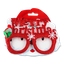 Очки карнавальные Holly Jolly С Рождеством, красный (855153) - миниатюра 1