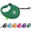 Повідець-рулетка для собак Waudog R-leash з контейнером для пакетів, світловідбивна стрічка, М до 20 кг, 5 м зелений - мініатюра 7