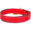 Ошейник для собак Dog Extremе, нейлоновый, двойной, со светоотражающей вставкой, 46-58х4 см, красный - миниатюра 1