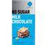 Плитка молочного шоколаду Spell, без цукру, з подрібненим фундуком, 80 г - мініатюра 1
