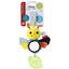 Игрушка-подвеска Infantino Бабочка, с прорезывателем, желтый с синим (005060I) - миниатюра 1