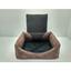 Лежак Matys Фокс прямоугольный, №3, 65х50х23 см, коричневый - миниатюра 3