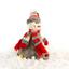 Мешочек для подарков МВМ My Home Снеговик 20х15х15 см серый (DH-NY-24 GRAY) - миниатюра 2