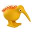 Іграшка для собак Kiwi Walker Птах ківі, помаранчевий, 13,5 см (LTX-001) - мініатюра 1