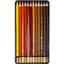 Набір акварельних олівців Koh-i-Noor Mondeluz Brown Line 12 шт. у металевій коробці (3722012011) - мініатюра 2