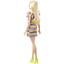 Лялька Barbie Модниця з брекетами у смугастій сукні, 30 см (HPF73) - мініатюра 2