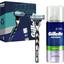Подарунковий набір Gillette: Бритва Mach3 з 1 змінною касетою + Піна для гоління Sensitive Skin Shave Foam For Men 100 мл - мініатюра 1