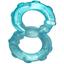 Прорізувач для зубів Курносики Міні силіконовий з водою блакитний (7045 гол) - мініатюра 1
