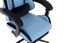 Геймерське крісло GT Racer чорне зі світло-синім (X-2324 Fabric Light Blue/Black Suede) - мініатюра 7