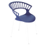 Крісло Papatya Tiara, база катафорез, пурпурний (4823052301309) - мініатюра 1