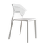 Стілець Papatya Ego-S, біле сидіння, верх прозоро-чистий (390996) - мініатюра 1