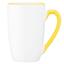 Чашка Ardesto Lorenzo Y, 360 мл, біла з жовтим (AR3481Y) - мініатюра 1
