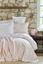 Набор постельное белье с покрывалом и пледом Karaca Home Story New pudra, евро, светло-розовый, 8 предметов (2000022180528) - миниатюра 1