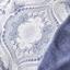 Комплект постельного белья Karaca Home Arlen indigo, с пледом, евростандарт, индиго (svt-2000022300506) - миниатюра 3