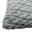 Подушка декоративна Прованс Коси, 33х33 см, сірий (27425) - мініатюра 2