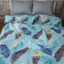 Комплект постельного белья Novita Бязь, двуспальный, голубой (23936) - миниатюра 1