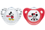 Пустышка силиконовая Nuk Trendline Disney Mickey, ортодонтическая, 6-18 мес., красный с белым, 2 шт. (3952950) - миниатюра 1