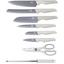Набір ножів Berlinger Haus Aspen Collection, білий (BH 2837) - мініатюра 2
