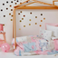Дитячий плед в ліжко Karaca Home Honey Bunny pembe, 120х100 см, рожевий (2000008481953) - мініатюра 1