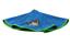 Полотенце махровое Izzihome Яблоко, с вышивкой, 420 г/м2, 60 см, 1 шт., голубой (600363) - миниатюра 2