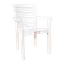 Кресло Irak Plastik Didim, белый (HK510) - миниатюра 1