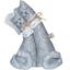 Декоративний текстильний виріб Коти Нерозлучники, Сіре срібло (17262) - мініатюра 1