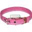 Нашийник подвійний Lucky Pet Melange, світловідбивний, 30-40х2 см, рожевий - мініатюра 1