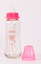 Стеклянная бутылочка для кормления Lindo Next to Nature, изогнутая, 250 мл, розовый (Рk 1010 роз) - миниатюра 2