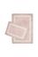 Набір килимків Irya Liberte pembe, 90х60 см і 60х40 см, світло-рожевий (svt-2000022214018) - мініатюра 1