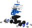 Конструктор DIY Spatial Creativity Полицейская машина LM9023, синий (CJ-1614174) - миниатюра 2