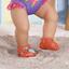 Обувь Baby Born Cандалии с значками, для куклы, красные, 43 см (831809-4) - миниатюра 4
