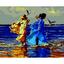 Картина по номерам ZiBi Art Line Желто-голубая дружба 40х50 см (ZB.64216) - миниатюра 1