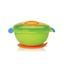 Тарелка Nuby Улет! Посуда! на присоске с крышкой, зеленый (5322grn) - миниатюра 1