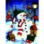 Картина по номерам ZiBi Art Line Веселый снеговик 40х50 см (ZB.64115) - миниатюра 1
