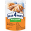 Повнорационный консервований корм для дорослих котів Club 4 Paws Premium З куркою в соусі, 85 г (B5640201) - мініатюра 1