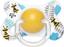 Пустушка силіконова Suavinex Крилаті історії Пчілки, 4-18 міс., жовтий (304905) - мініатюра 1