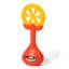 Іграшка-прорізувач BabyOno Апельсин, з брязкальцем, червоний (499/01) - мініатюра 1
