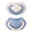 Силіконова симетрична пустушка Canpol babies Pure Color, синій, 0-6 міс., 2 шт. (22/644_blu) - мініатюра 1