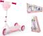 Самокат Smoby Toys с металлической рамой, трехколесный, розовый (750179) - миниатюра 2